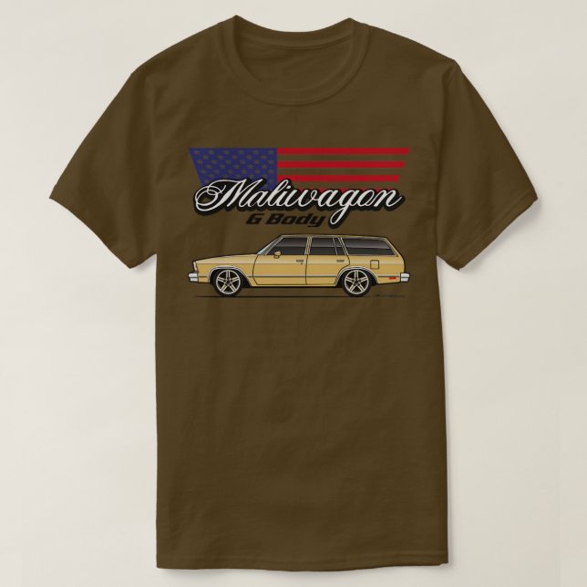 Maliwagon Gold T-Shirt (Design vorne)