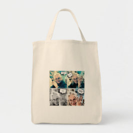 Malka Collage Canvas-Tasche Tragetasche