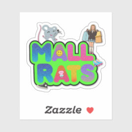 Mall Rats Logo Sticker