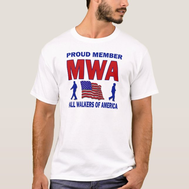 MALL-WANDERER VON AMERIKA T-Shirt (Vorderseite)