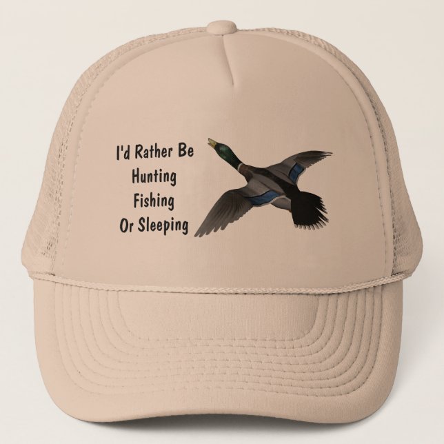 Mallard Drake Duck Wildlife Bird Truckerkappe (Vorderseite)