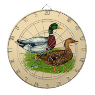 Mallard Drake und Duck Dartscheibe