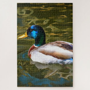 Mallard Duck Artistic Portrait