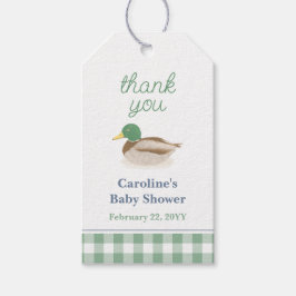 Mallard Duck Baby Duck Danke, dass Sie Hang Gesche Geschenkanhänger