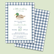 Mallard Duck Blue Kariert Hunting Baby Show
