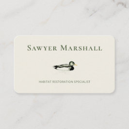 Mallard Duck Business Card Visitenkarte