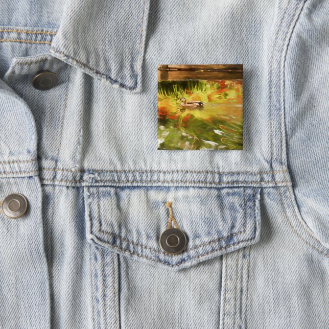 Mallard Duck Button (Beispiel)
