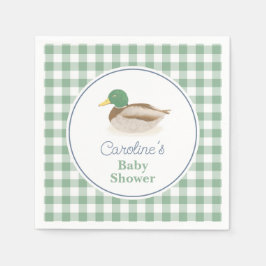 Mallard Duck Country Hunting Baby Show Serviette