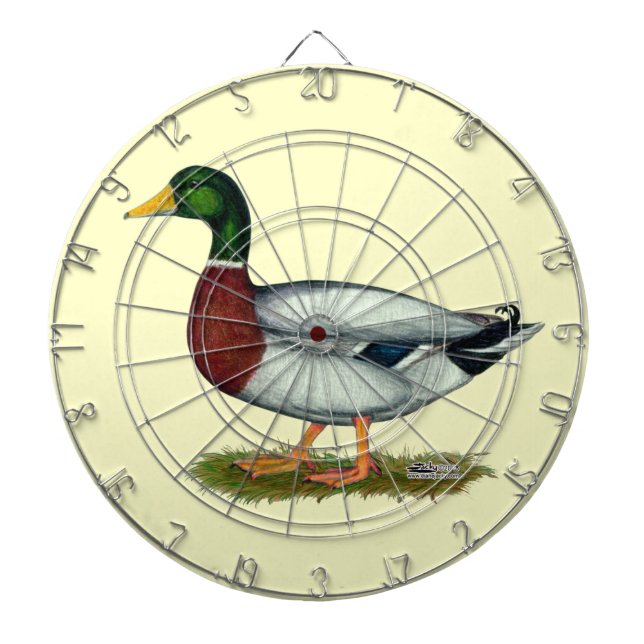 Mallard Duck Drake Dartscheibe (vorne)