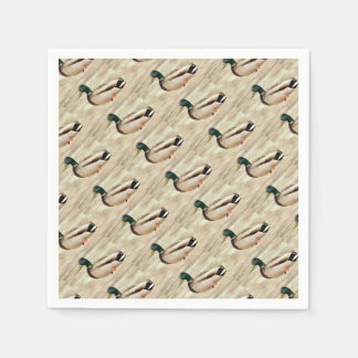 Mallard Duck Foto Serviette