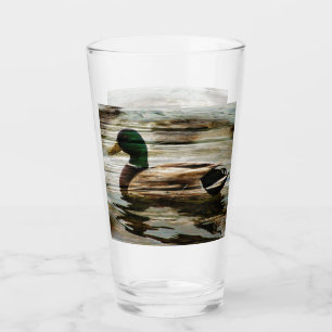 Mallard Duck Glas