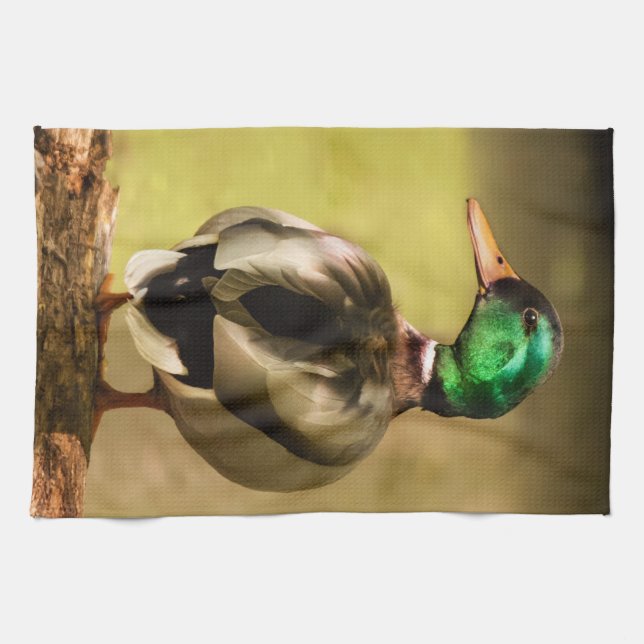 Mallard Duck Handtuch (Horizontal)