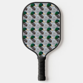 Mallard Duck Head Pattern Pickleball Schläger