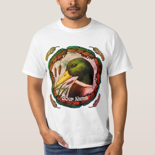 Mallard Duck Head T-Shirt (Vorderseite)