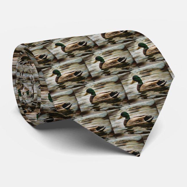 Mallard Duck Krawatte (Gerollt)