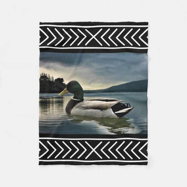 Mallard Duck Lake Fleecedecke (Vorderseite)