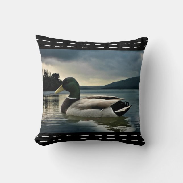 Mallard Duck Lake Kissen (Vorderseite)