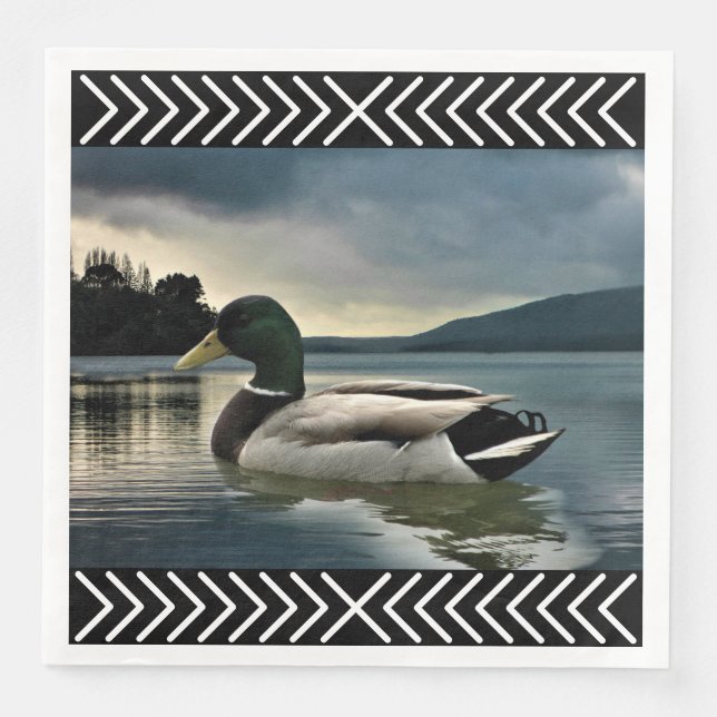 Mallard Duck Lake Serviette (Vorderseite)