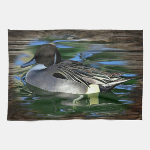 Mallard Duck on Lake Geschirrtuch