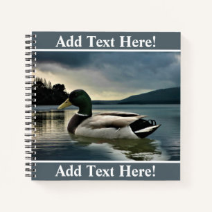 Mallard Duck on The Lake Notizbuch