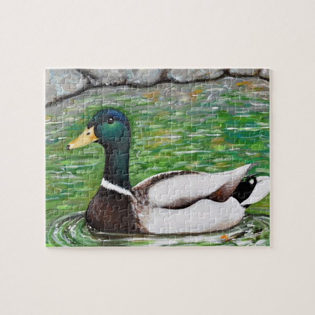 Mallard Duck Painting (Horizontal)