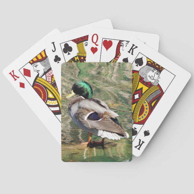 Mallard Duck Playing Cards Spielkarten (Rückseite)