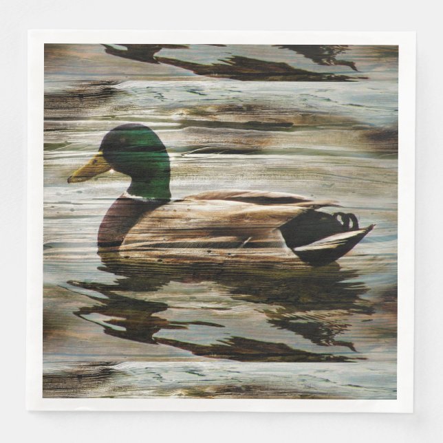 Mallard Duck Serviette (Vorderseite)