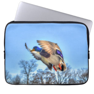 Mallard Duck Wildlife Foto für Vogelliebhaber Laptopschutzhülle
