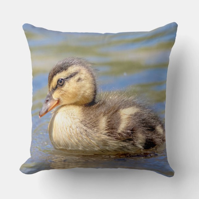 Mallard Duckling Kissen (Vorderseite)