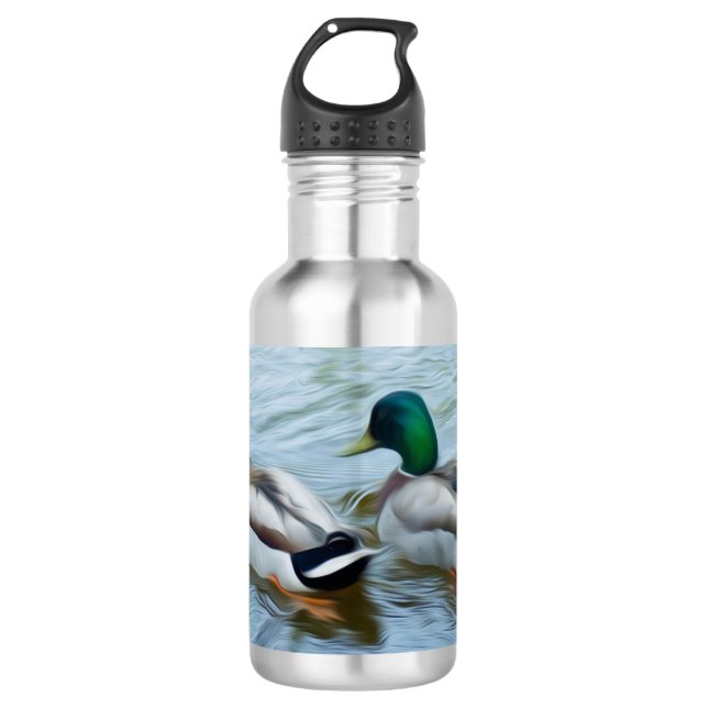 Mallard Ducks Trinkflasche (Vorderseite)