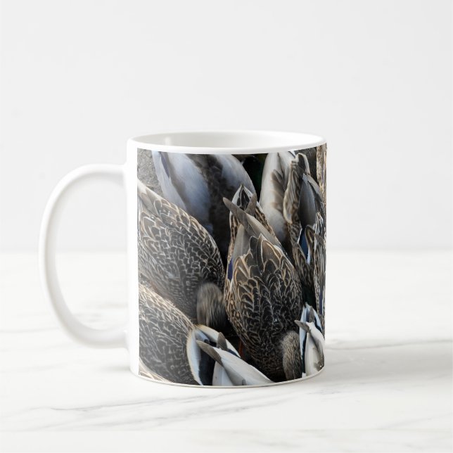 Mallard-Ente-Schwänze Kaffeetasse (Links)