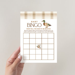 Mallard-Enten-Baby-Shower-Bingo-Spiel