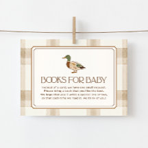 Mallard-Enten-Baby-Shower-Bücher für Baby