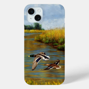 Mallard Enten fliegen über Teich Case-Mate iPhone Hülle