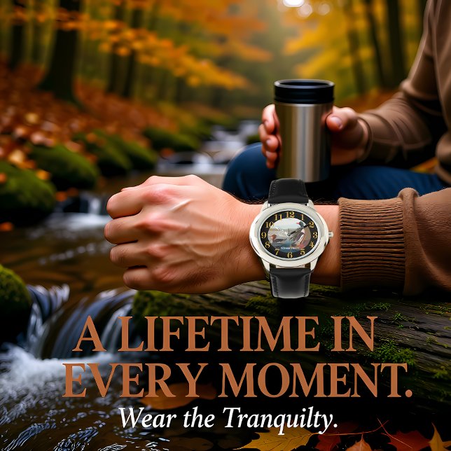 Mallard Enten im See.Schwimmen Armbanduhr (Von Creator hochgeladen)