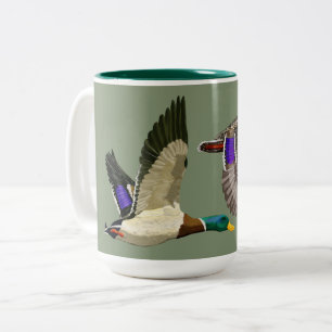 Mallard-Enten Zweifarbige Tasse