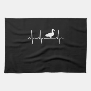 Mallard Heartbeat - Geschenk für Männer Frauen-Duc Geschirrtuch