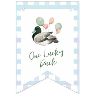 Mallard Lucky Duck Geburtstag Wimpelkette