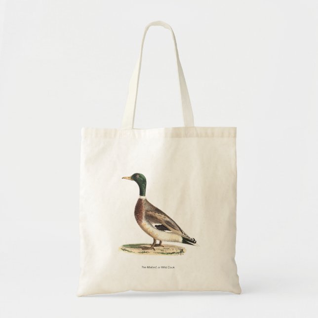 Mallard oder Wilde Ente (Anas platyrhynchos) Tragetasche (Vorne)