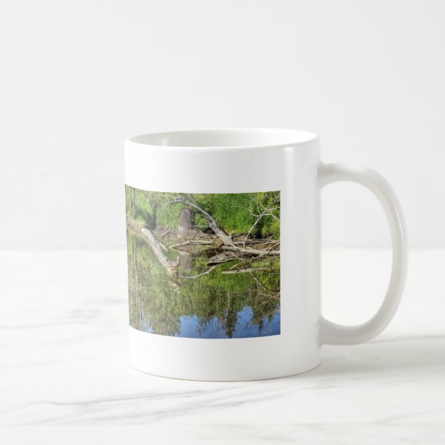 Mallard on Pond Kaffeetasse (Rechts)
