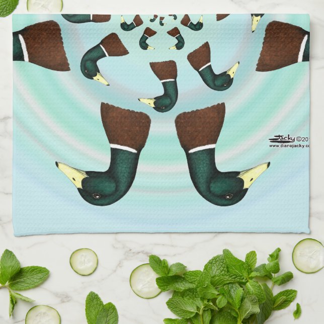 Mallards Galore! Geschirrtuch (Gefaltet)