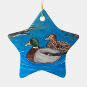 Mallards Keramik Ornament