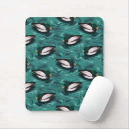 Mallards Schwimmen im Wassermuster Mousepad