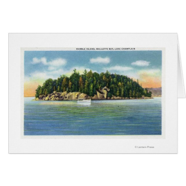 Malletts Bay Blick auf Marble Island (Vorderseite (Horizontal))