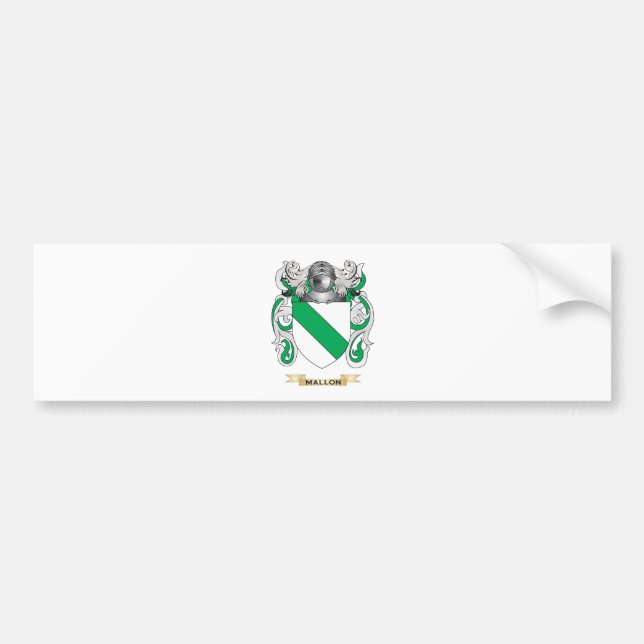 Mallon Wappen (Familienwappen) Autoaufkleber (Vorne)