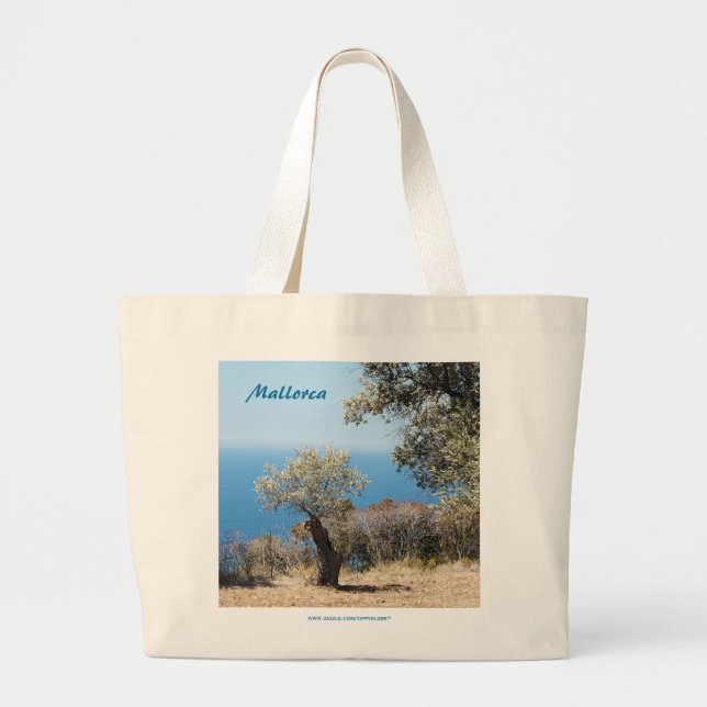 Mallorca Canvas Bag Jumbo Stoffbeutel (Vorne)