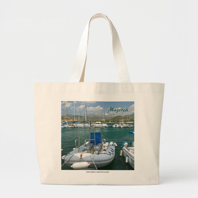 Mallorca Canvas Bags Jumbo Stoffbeutel (Vorne)