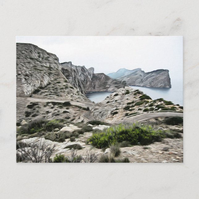 Mallorca - Das Ende der Welt Postkarte (Vorderseite)