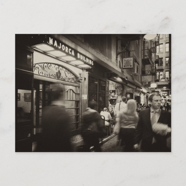 Mallorca Gebäude, Centre Place, Melbourne Postkarte (Vorderseite)