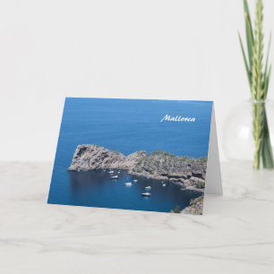 Mallorca-Grußkarte Karte